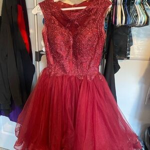 Red prom dress